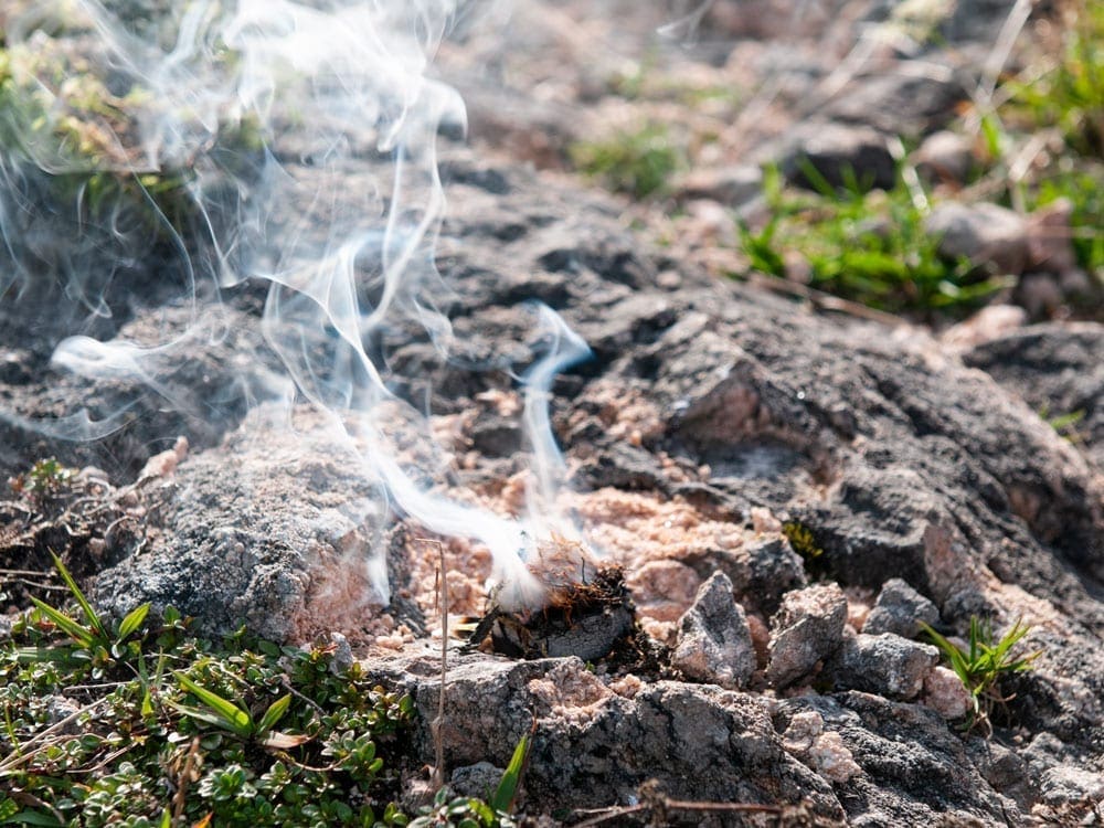 Räucherritual am Untersberg